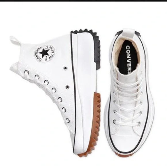 Converse Run Star Hike HI Canvas Platform, Mens 7.5 Womens 9 #166799C NEW! - Picture 2 of 6